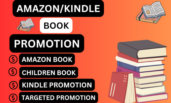 Gig Preview - Promote amazon kindle book marketing, ebook promotion, children book