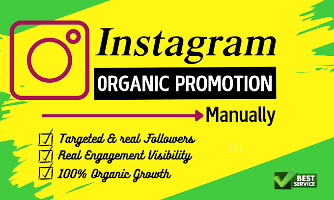 Gig Preview - Do instagram marketing and fast organic promotion