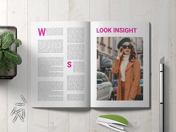 Gig Preview - Look insight professional magazine design