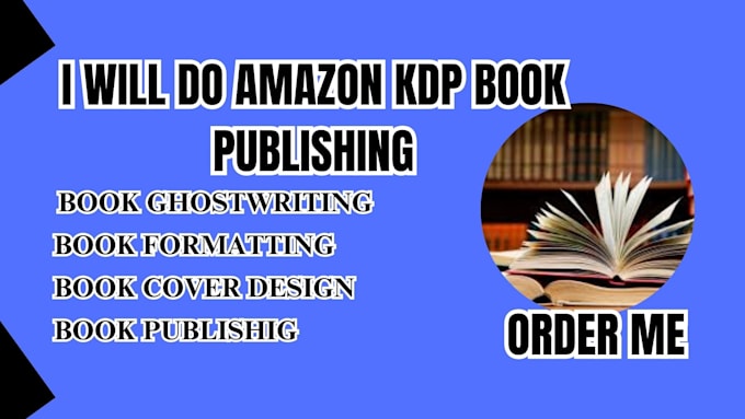 Gig Preview - Format, your manuscript for amazon KDP book publishing,