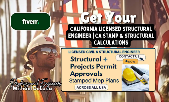 Gig Preview - Review stamp as licensed civil and structural engineer in florida and arizona