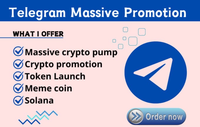 Gig Preview - Pump crypto token, meme coin project, telegram referral link promotion