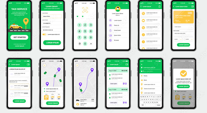 Gig Preview - Do taxi booking app, drivers app, passenger app, uber, ola, lyft, on demand app