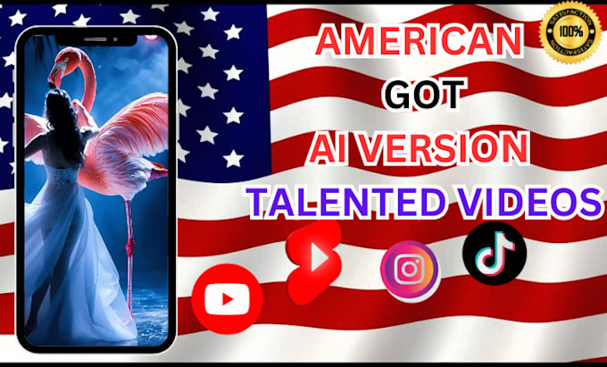 Gig Preview - Create viral american got talent video, ai fusion for youtube short reels tiktok