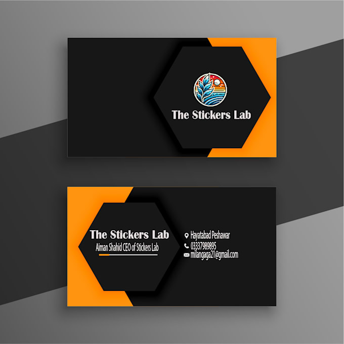 Gig Preview - Do professional modern business card design