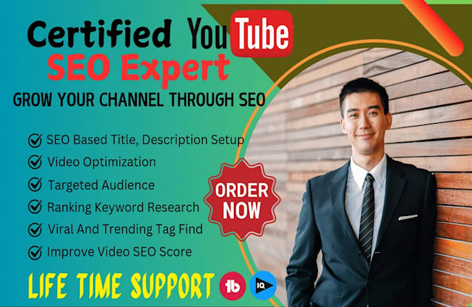 Gig Preview - Do best organic youtube video SEO and optimize for top ranking on search result