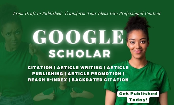 Gig Preview - Write and publish your research article in top google scholar indexed journals