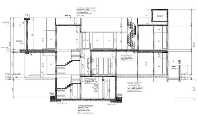 Gig Preview - Draw permit or construction drawings in autocad or revit