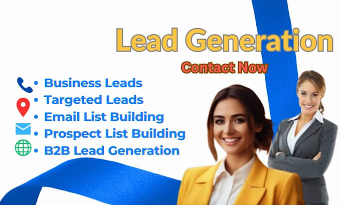 Gig Preview - Do a professional service for business lead generation accurately