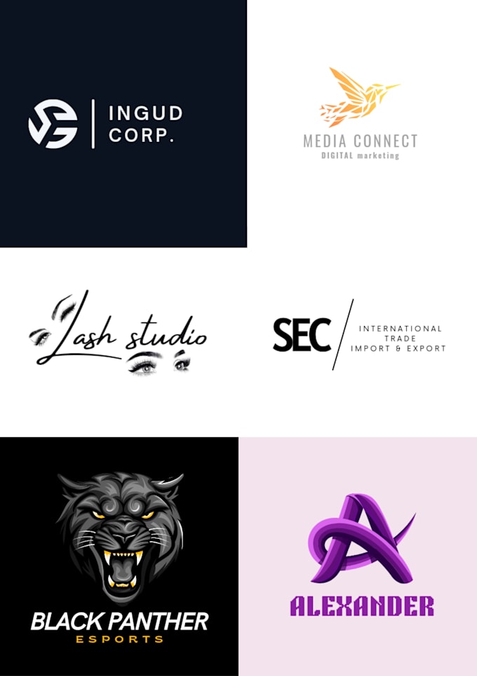 Gig Preview - Create a modern business logo design with copyrights