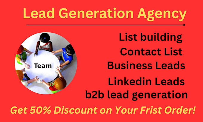 Gig Preview - Run a professional lead generation agency to deliver verified b2b leads