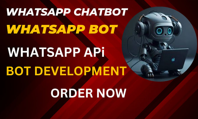 Gig Preview - Develop whatsapp bot, whatsapp chatbot, using whatsapp api, manychat and python