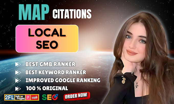 Gig Preview - Do local SEO google map citations for local business ranking