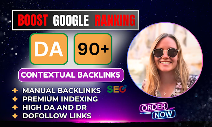 Gig Preview - Do contextual dofollow white hat high da seo backlinks for google ranking