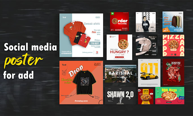 Bestseller - design professional social media posters for your brand