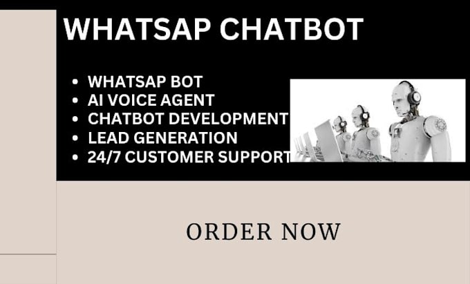 Bestseller - develop whatsap chatbot ai voice agent, ai calling agent via manychat and python