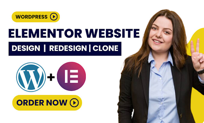 Gig Preview - Be your elementor expert for custom wordpress site design