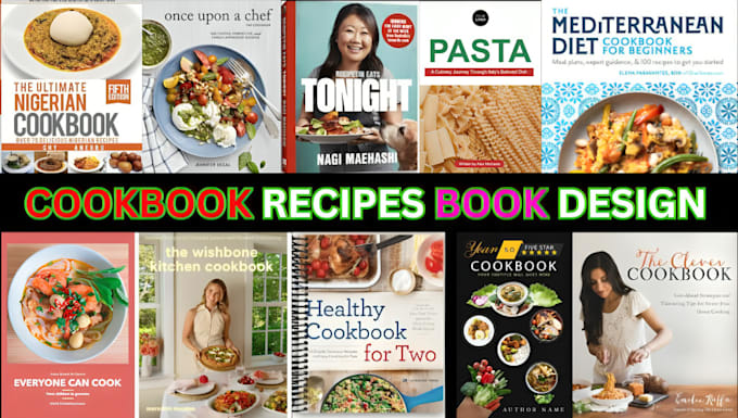 Gig Preview - Design cookbook recipe book layout, format cookbook food recipe picture book