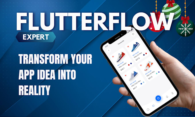 Gig Preview - Be your flutterflow app developer, flutter flow mobile app, figma to flutterflow