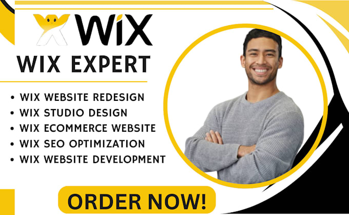 Gig Preview - Wix website redesign wix studio website design wix website development