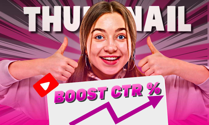 Gig Preview - Create best attractive catchy youtube thumbnail design in 3 hours