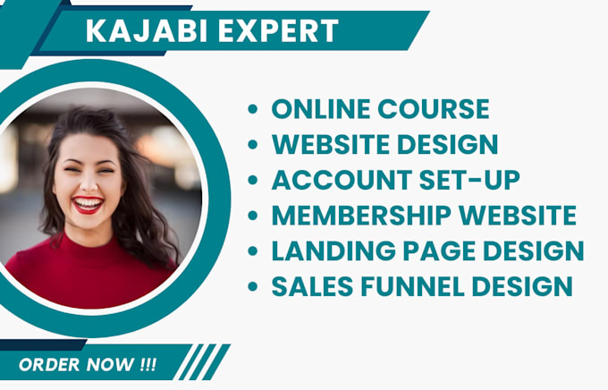 Gig Preview - Kajabi online course kajabi education website kajabi funnel kajabi expert