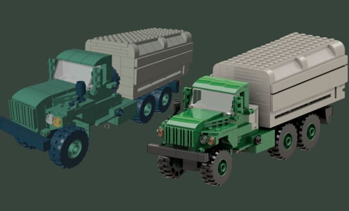 Gig Preview - Do lego vehichle moc set afol xml part list with manual instructions