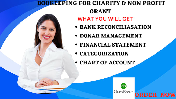 Gig Preview - Create charity nonprofit organization bookkeeping in quickbooks and wave