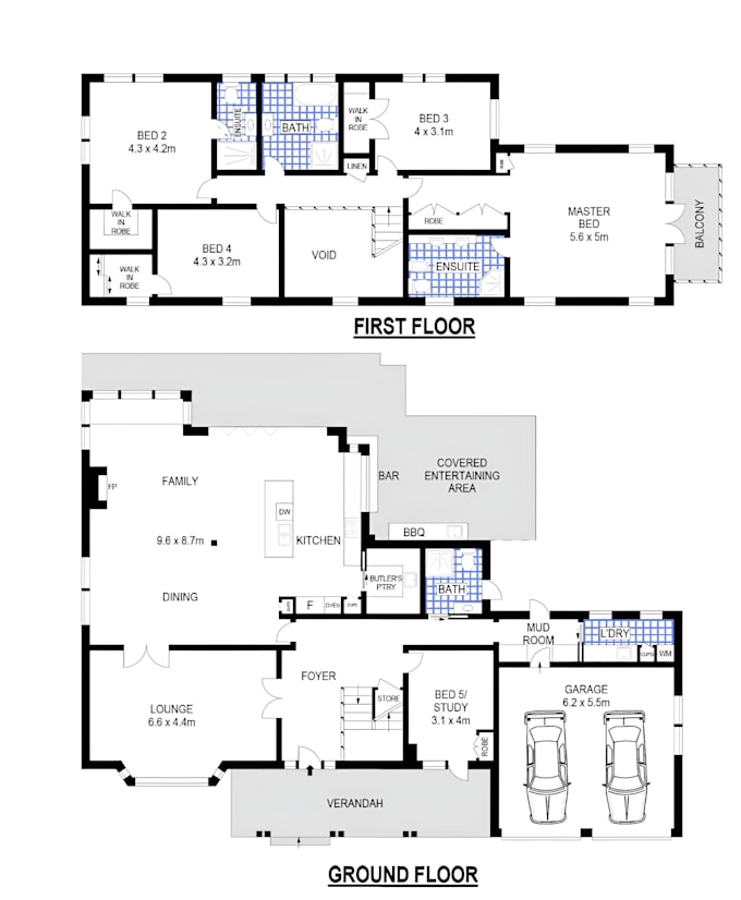 Gig Preview - Draw floor plan, site plan, sections, elevation, in autocad