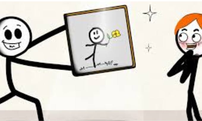 Gig Preview - Stickman animation whiteboard explainer video for funny video social media