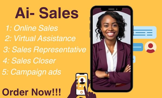 Gig Preview - Be your sales closer sales representative telemarketing for your business