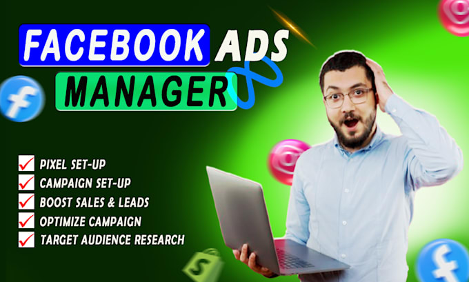 Bestseller - setup facebook instagram meta ads campaign manager, shopify marketing expert