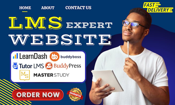 Gig Preview - Build wordpress lms learndash website buddypress website buddyboss