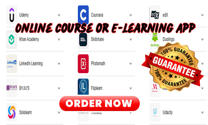 Gig Preview - Develop a custom online course, e learning app,  passion io, educational app