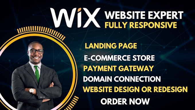 Gig Preview - Wix website design wix revamp and wix ecommerce