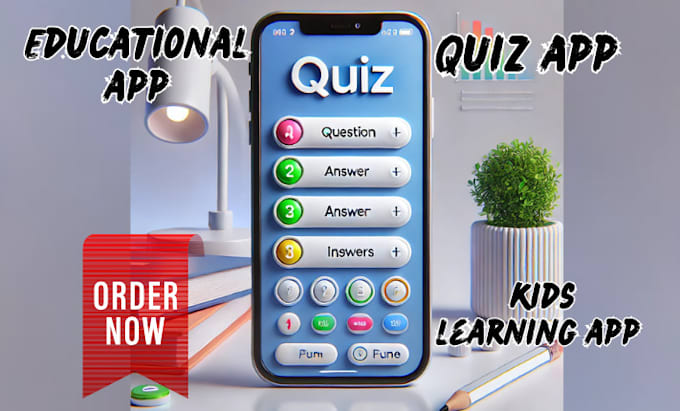 Gig Preview - Design and develop custom quiz app, educational, and kids learning apps