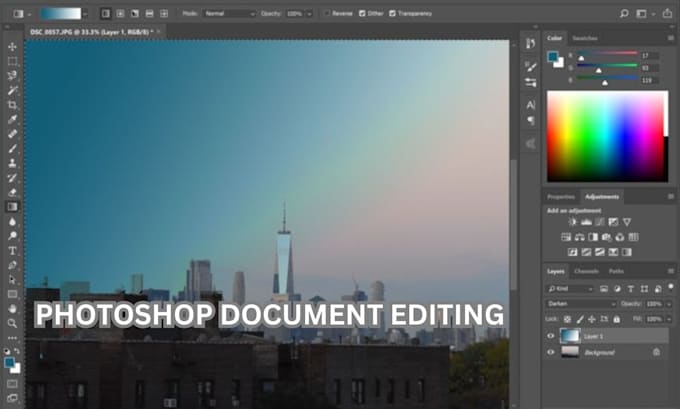 Gig Preview - Create and edit your custom photoshop documents