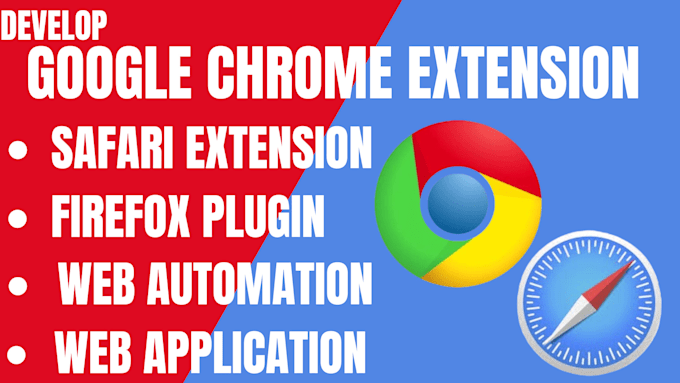 Gig Preview - Develop chrome extension, web automation, firefox addon, safari extension