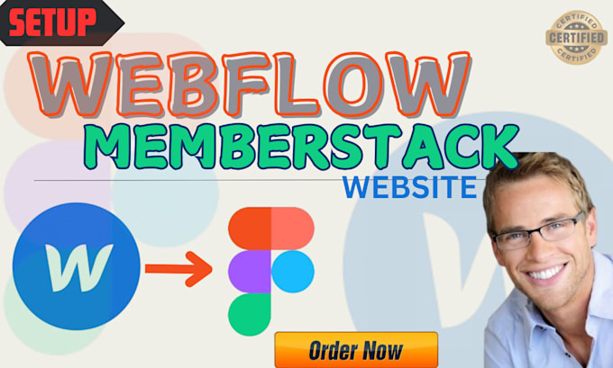 Gig Preview - Develop webflow membership website memberstack figma to webflow website