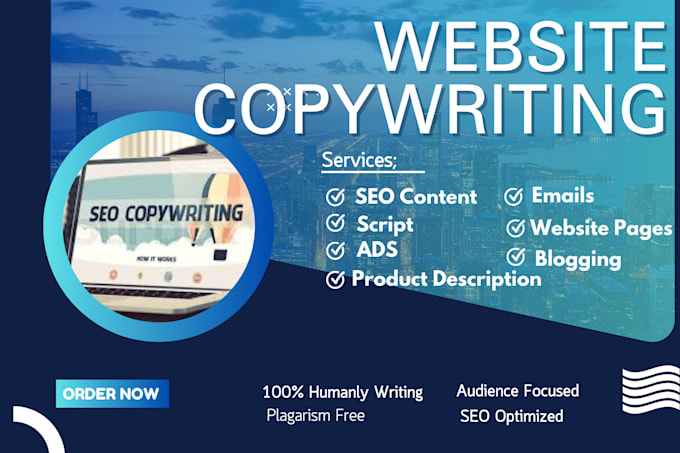 Gig Preview - Be your SEO content writer for website copywriting, landing page, sales copy