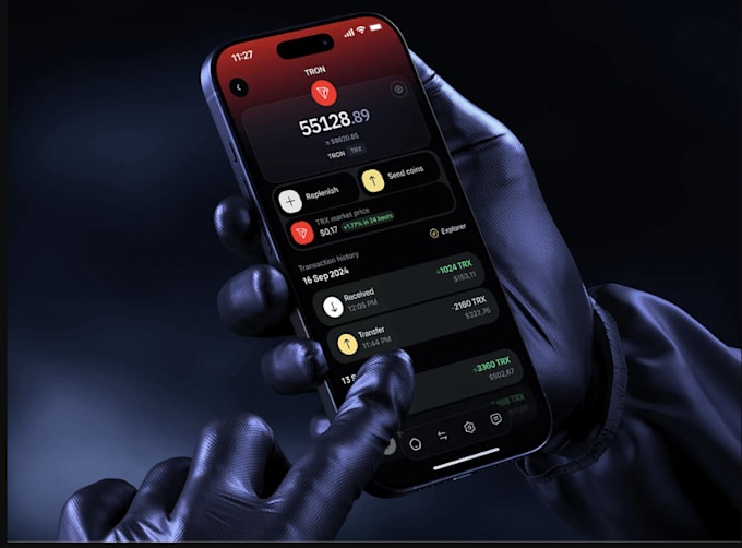 Gig Preview - Crypto wallet app, blockchain wallet app,bank app trading app