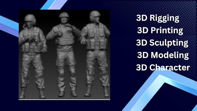 Bestseller - sculpt 3d character modeling for 3d printing, miniatures, figurines and creature