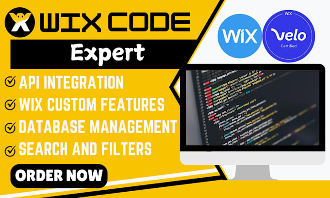 Gig Preview - Develop wix website using wix velo wix code wix velo code databases wix SEO wix