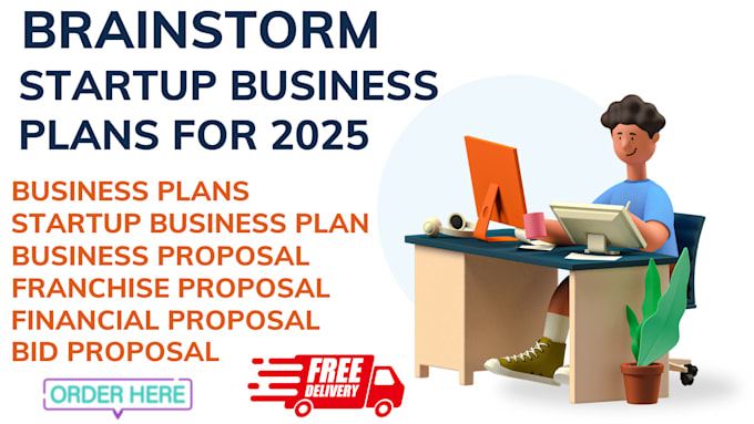 Gig Preview - Brainstorm crazy startup business plans business proposals with financial plans