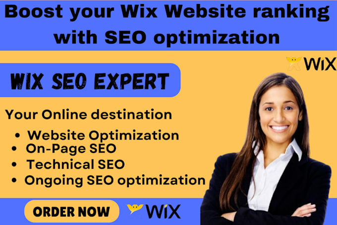 Gig Preview - Build SEO wix website design wix website redesign wix website create wix website