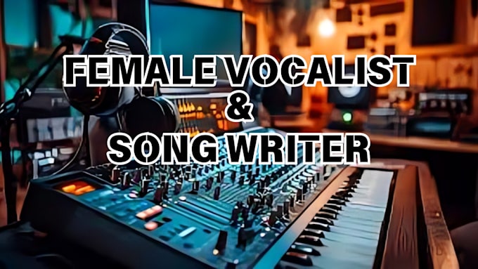 Gig Preview - Be your female vocalist,topliner, jingle music producer for reggae, randb pop