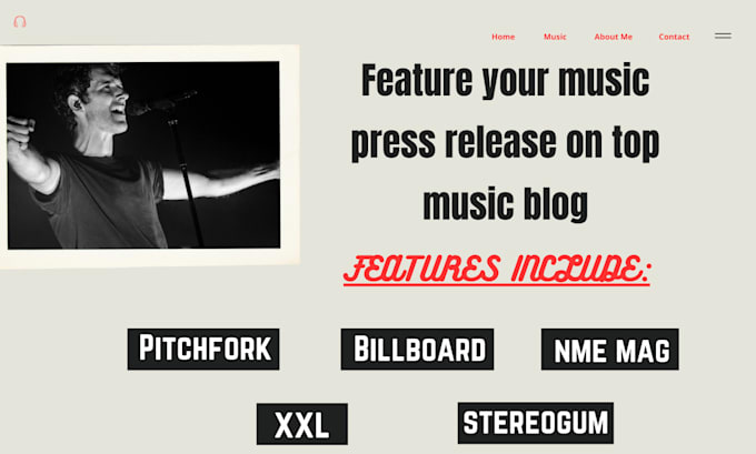 Gig Preview - Publish your music article on top music blogs like billboard, pitchfork, xxl