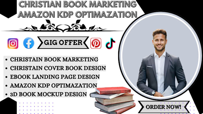 Gig Preview - Do effective christian book marketing, book promotion, amazon kdp optimization