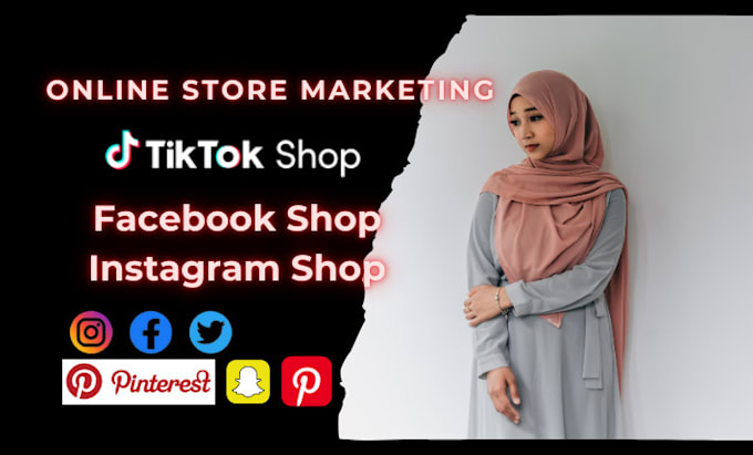 Gig Preview - Setup tiktok shop dropshipping facebook shop instagram shop marketing tiktok ads