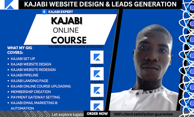 Gig Preview - Design and set up kajabi website online course and sales funnel kajabi expert